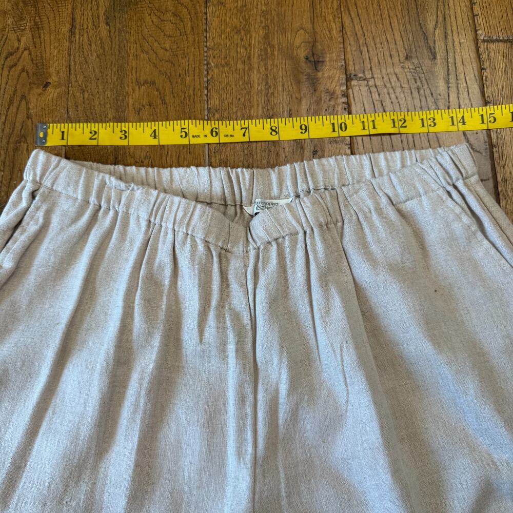 Westbound 100% Linen Button Up Shirt Womens XL with Linen Blend Capri Pants L - Picture 4 of 14